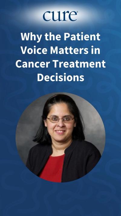 At the 2026 NCCN Annual Conference, Dr. Sandy Srinivas sat down with CURE to emphasize the role of the patient voice in treatment planning.