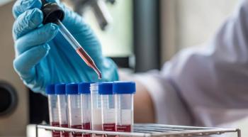 doctor with blood vials