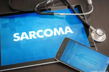 An image of sarcoma written out on a tablet.