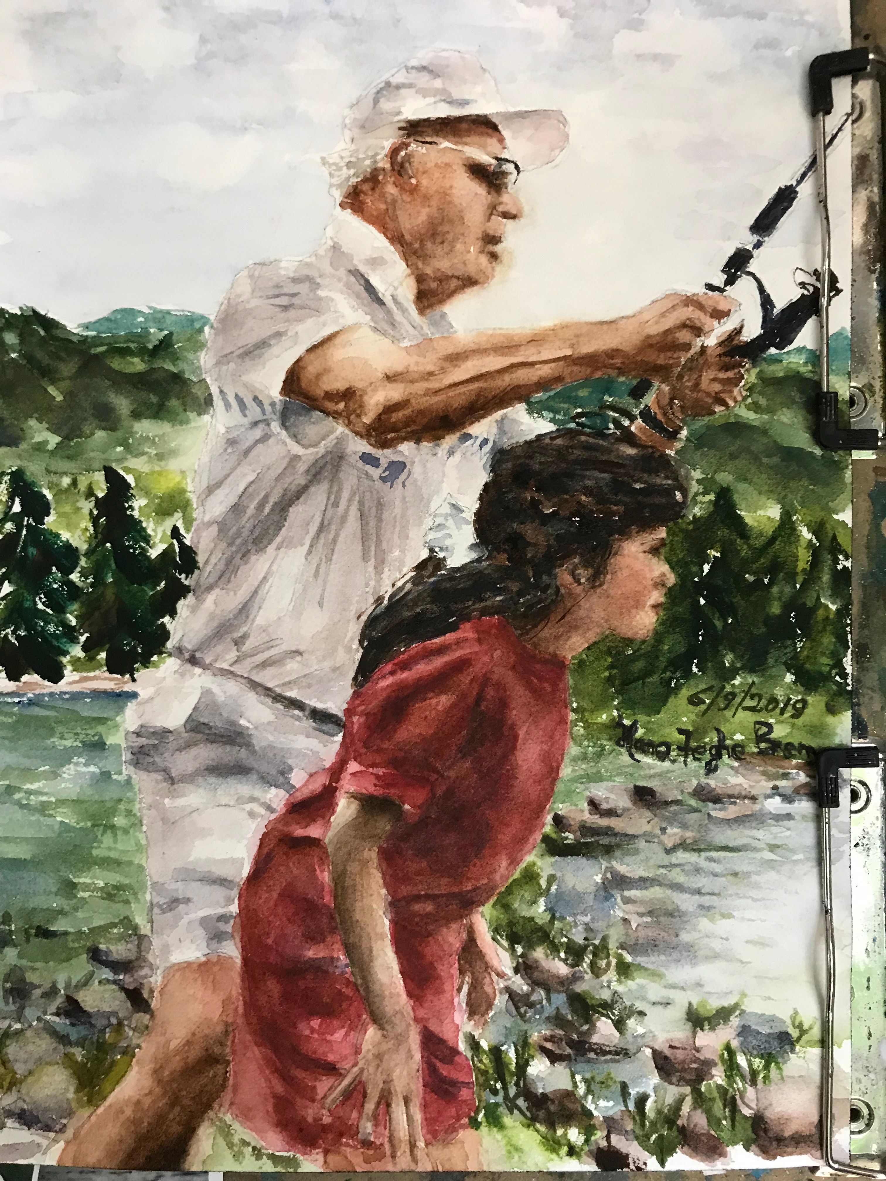 Fishing With my Special Grandpa