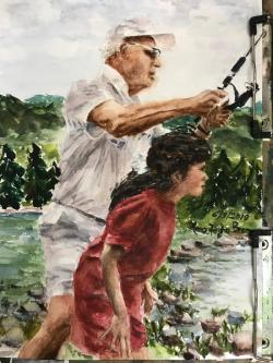 Fishing With my Special Grandpa