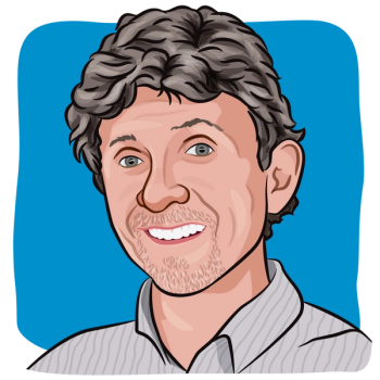 Portrait of author and cancer survivor Andy Winnegar.