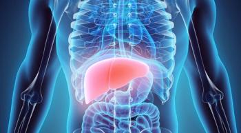 Anatomical photo of bile ducts in the body