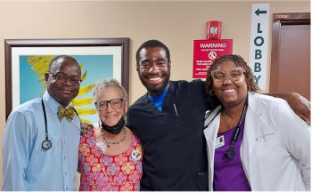 Patricia Gilleland, who received a diagnosis of bladder cancer in April 2022, is a patient of Dr. Bamidele Adesunloye at City of Hope Atlanta. Photo provided by Gilleland