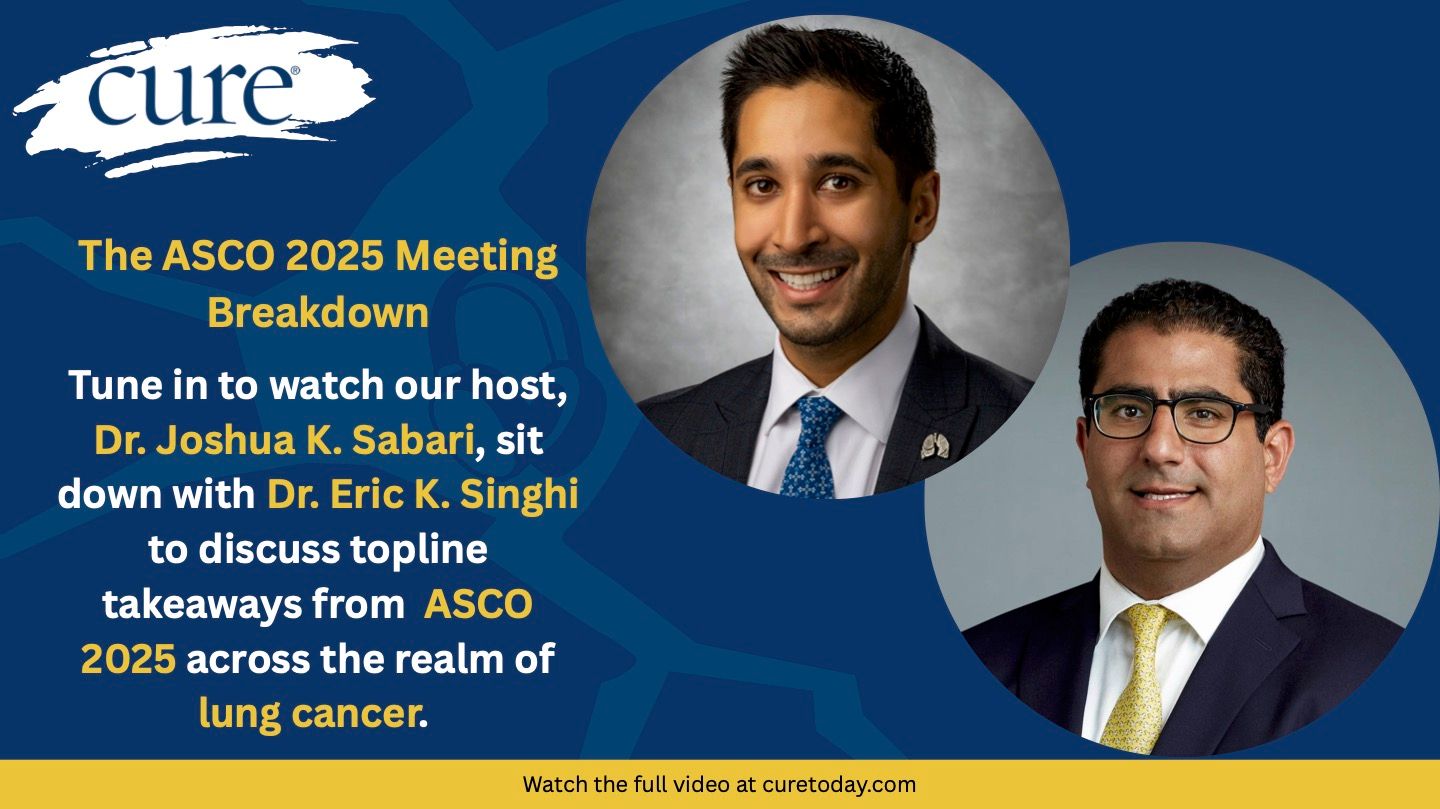 Image of two doctors and text.