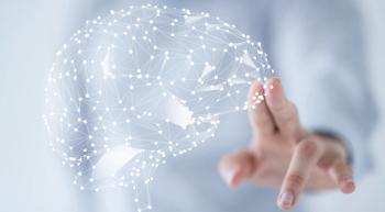 brain made up of electronic points