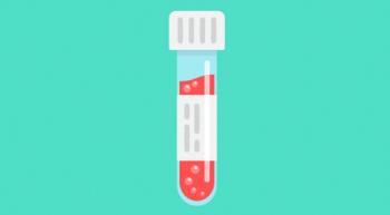cartoon vile of a blood sample