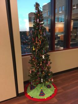 Cancer Ribbon Christmas Tree