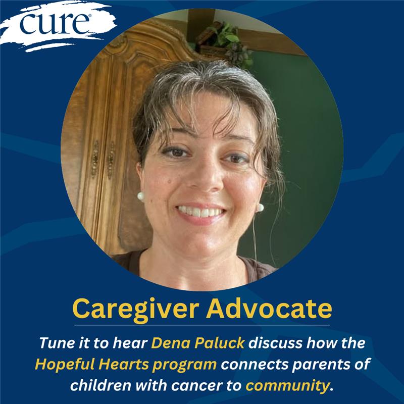 Dena Paluck volunteers with Hopeful Hearts to connect parents of children with cancer to support networks. 
