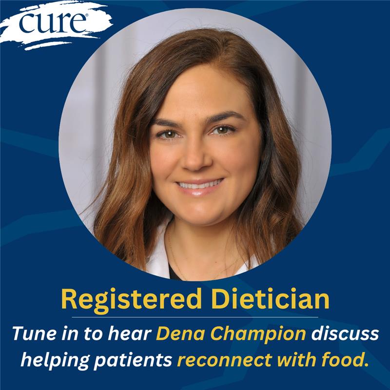 Dena Champion, dietician, explains how taste/smell changes from cancer treatment can make eating difficult and affect recovery.