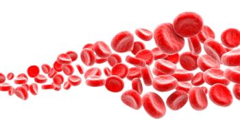 Illustration of blood cells.