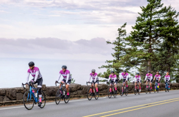 image of bikers for V Foundation