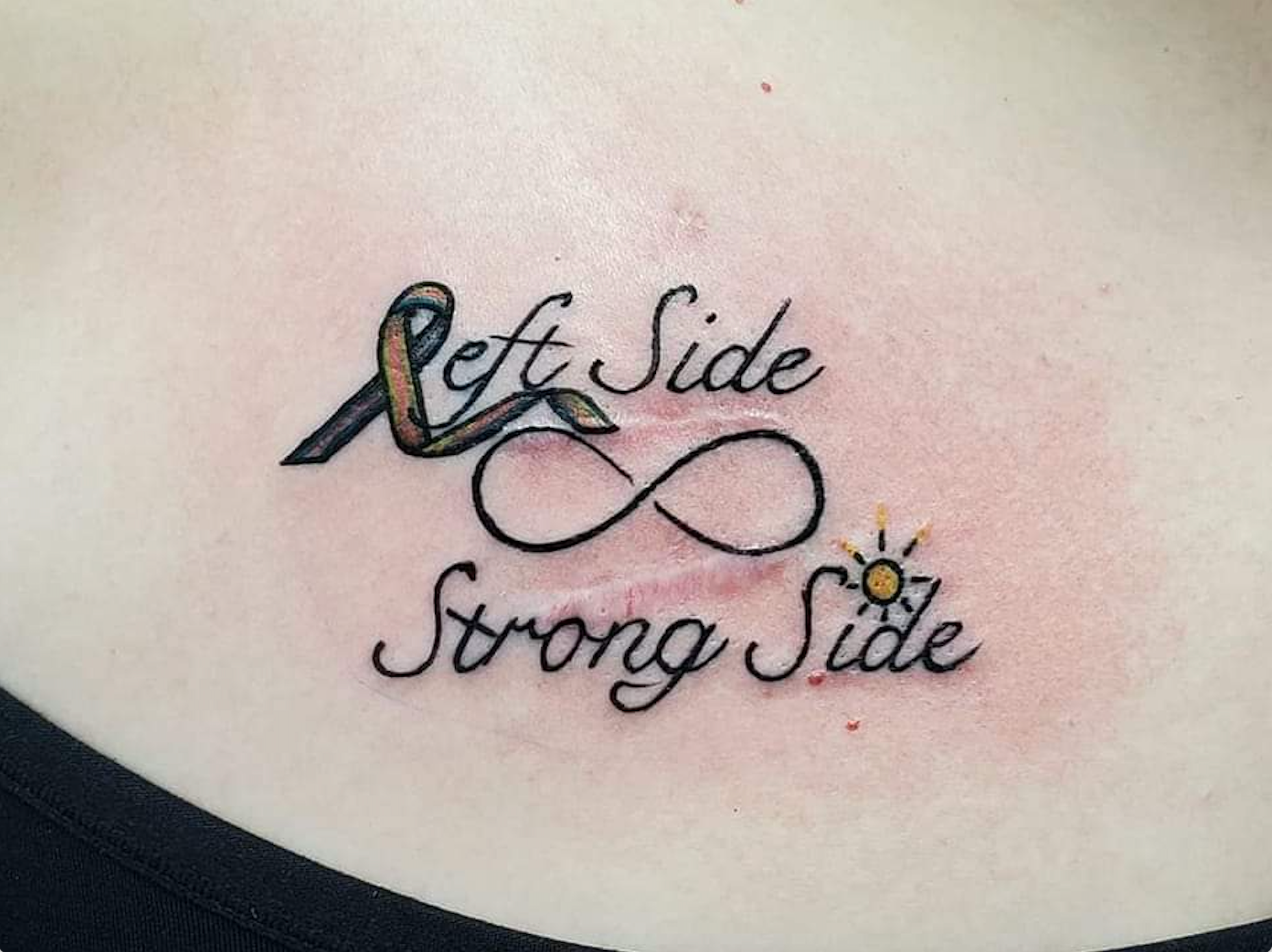 Breast Cancer Radiation Tattoo Ideas