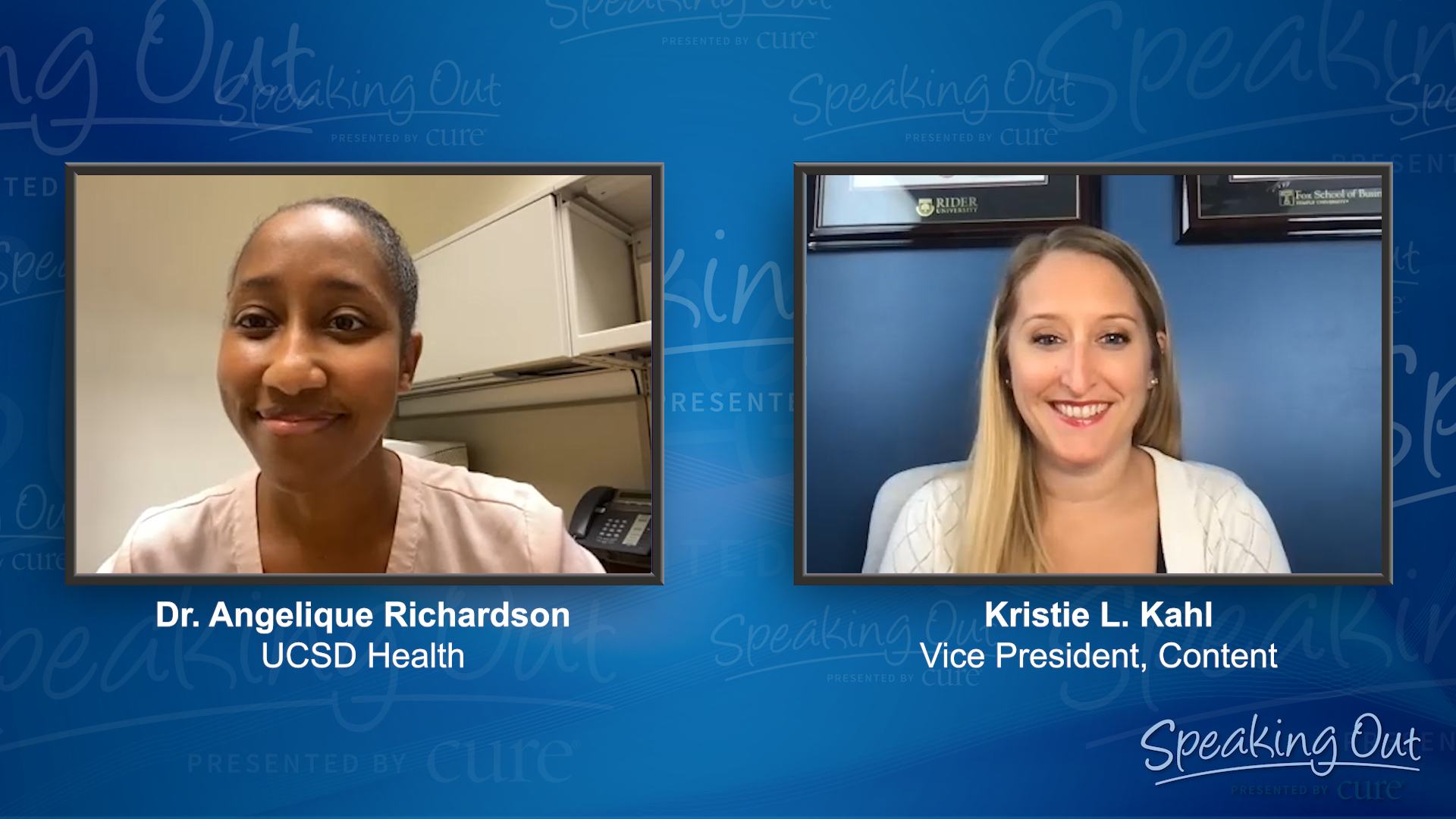 Kristie L. Kahl and Dr. Angelique Richardson