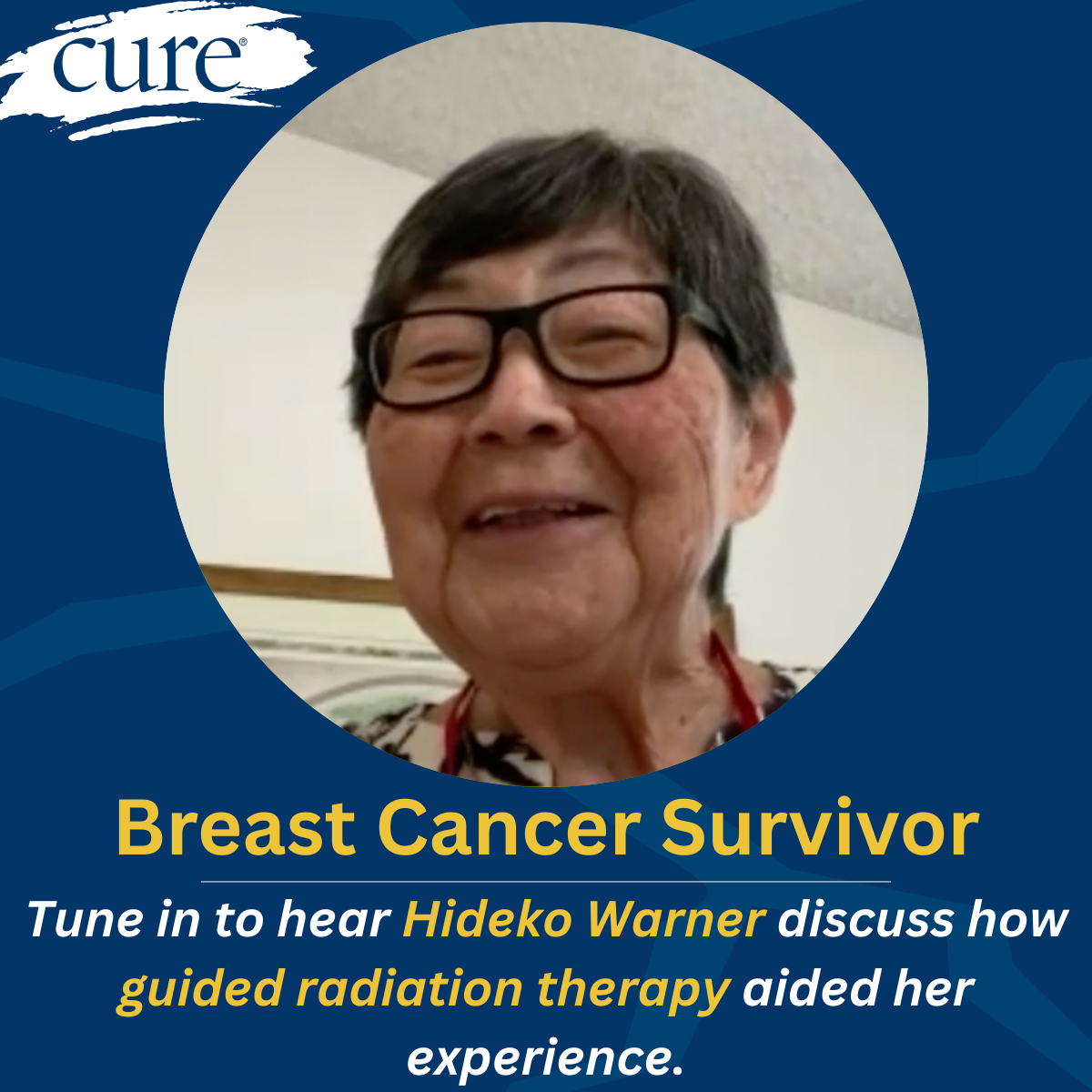Hideko Warner shared how she faced three cancers at once and became the first in Orange County to receive biology-guided radiation therapy.