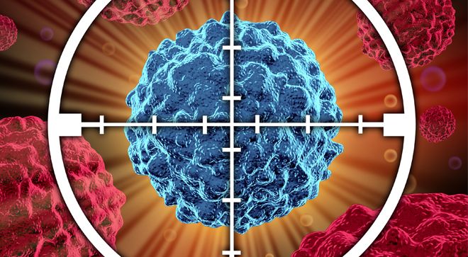 lung cancer cell with target