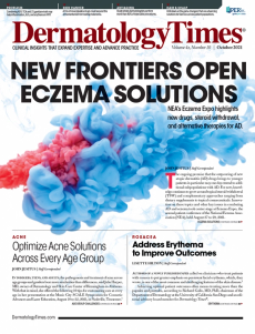 Cover for Dermatology Times October Issue