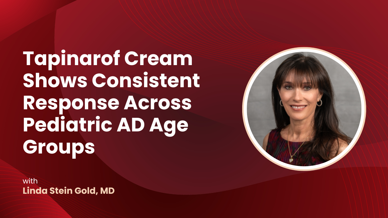 Tapinarof Cream Shows Consistent Response Across Pediatric AD Age Groups