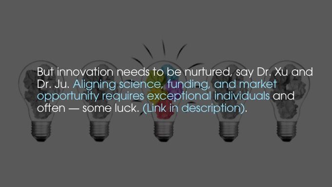 Innovation matters