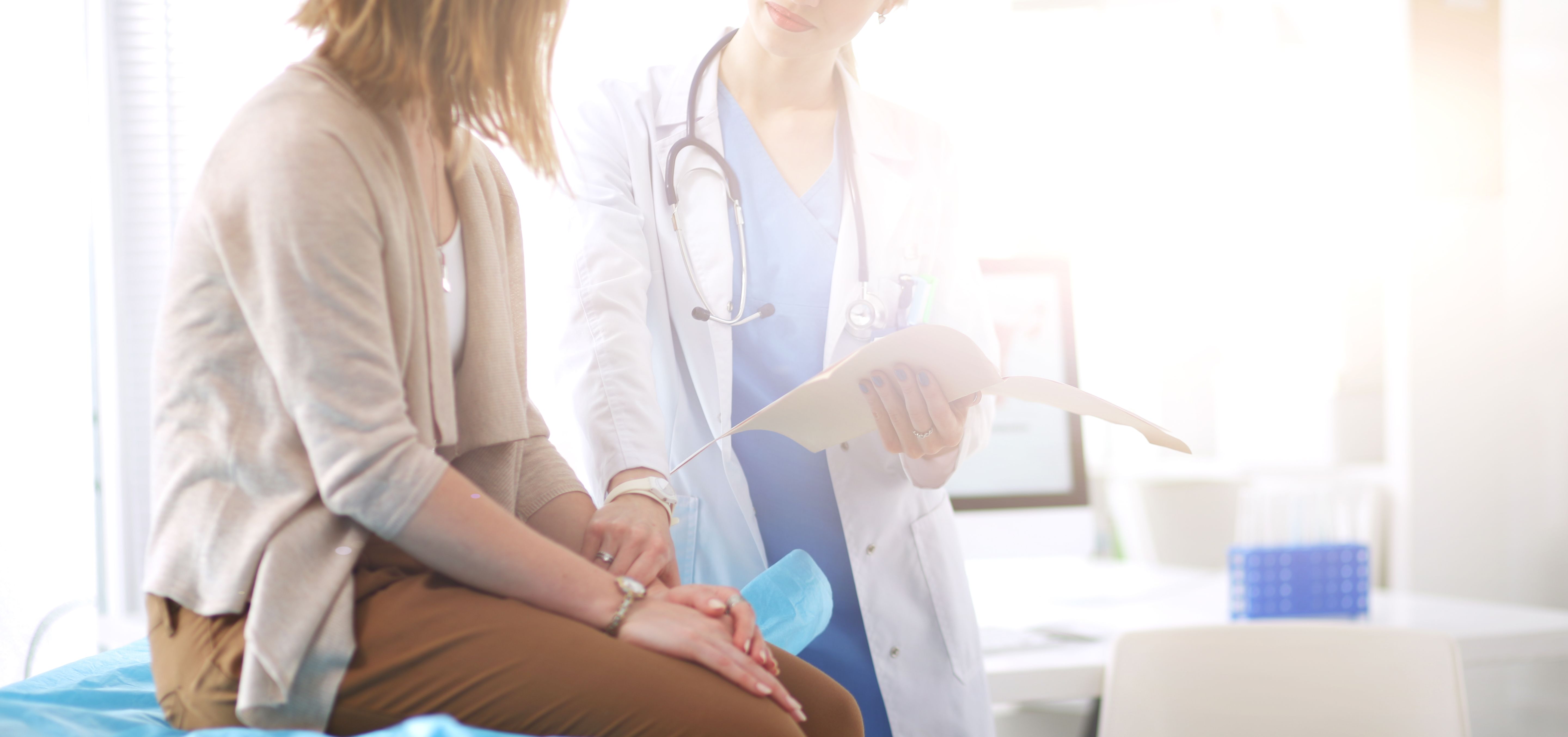 doctor with patient