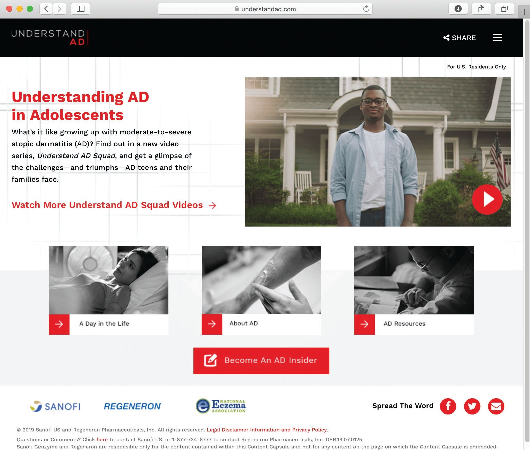 Screenshot of Understand AD Squad