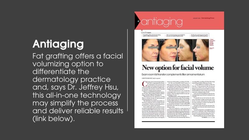 Antiaging article from Dermatology Times January issue