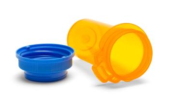 empty prescription pill bottle