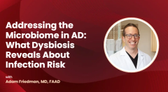 Addressing the Microbiome in AD: What Dysbiosis Reveals About Infection Risk