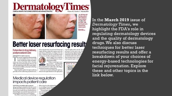 The March 2019 Issue of Dermatology Times