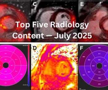Top Five Radiology Content — July 2025