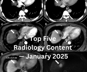 Top Five Radiology Content — January 2025