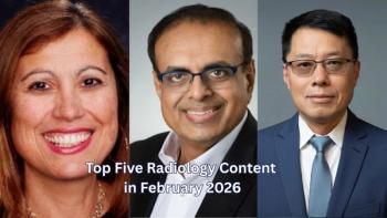 Top Five Radiology Content in February 2026