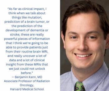 Can AI Foundation Models Bolster the Amount of Imaging Data Obtained from Brain MRI?: An Interview with Benjamin Kann, MD