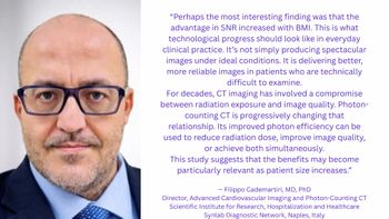 Does Photon-Counting CT Offer Bigger Advantages in Bigger Patients?