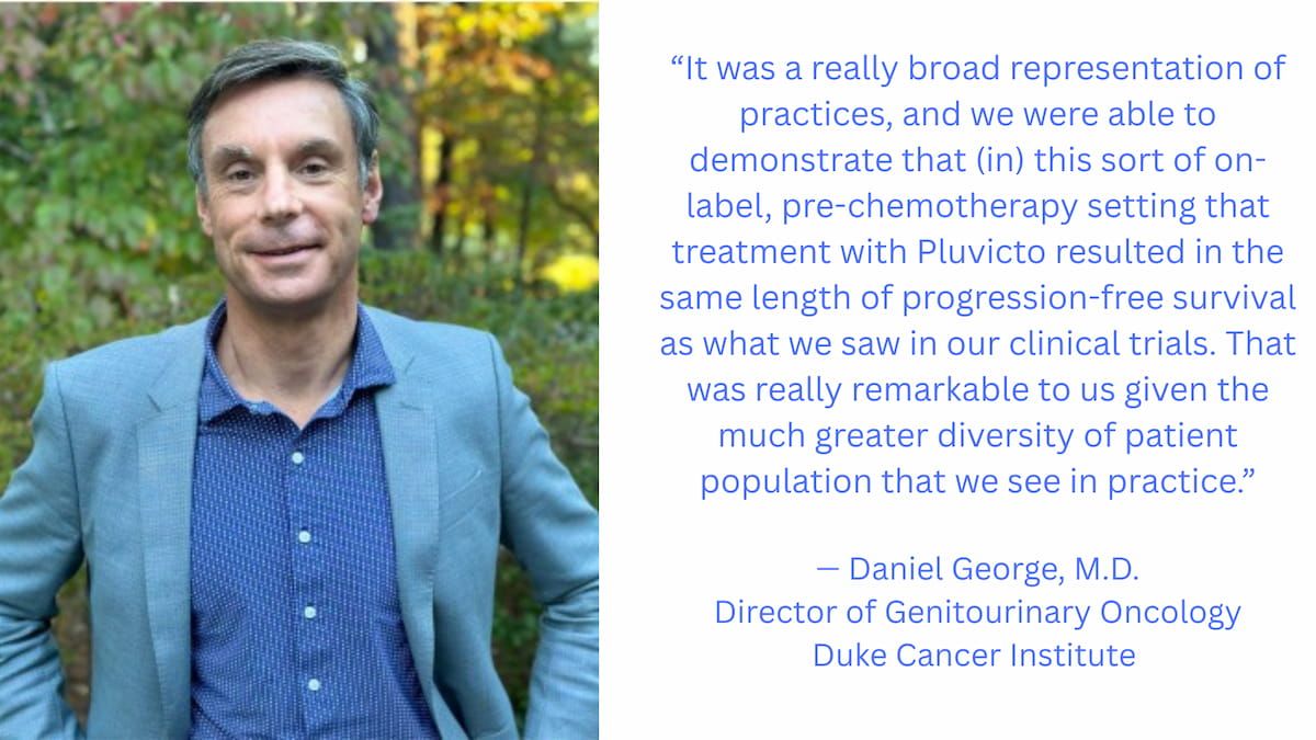 Emerging Concepts in Detecting and Treating Prostate Cancer: An Interview with Daniel George, MD