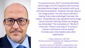 Can Photon-Counting CT Provide Timely Clarity After Mechanical Thrombectomy?