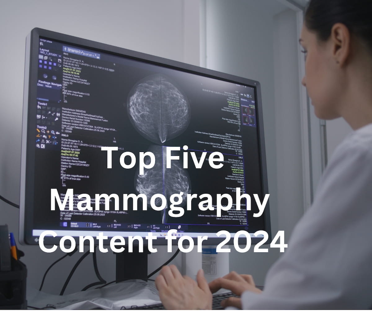 Diagnostic Imaging's Top Five Mammography Content of 2024