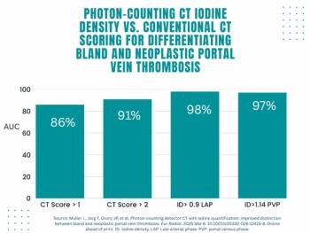Can Photon-Counting CT Improve Differentiation of Portal Vein Thrombosis?