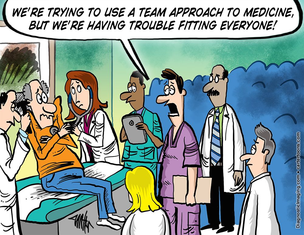 Doctors Rounds Comic Radiology Comic: Extreme Team Medicine