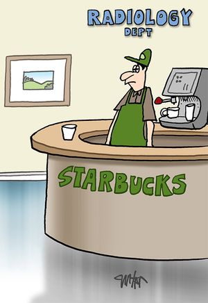 Radiology Comic: Extra Barium, Please