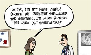 Radiology Comic: What Goes in…Must Come Out?