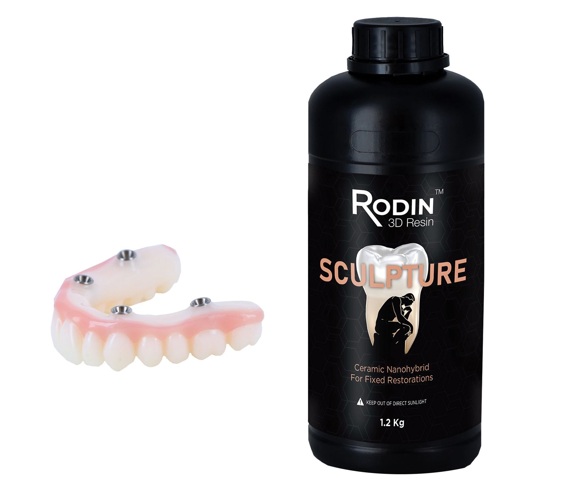 Rodin Sculpture Resin