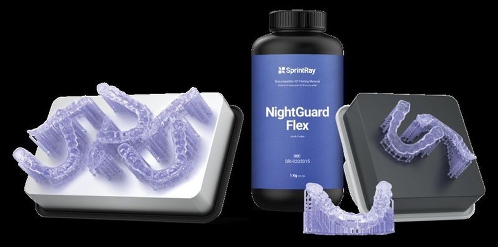 SprintRay’s NightGuard Flex 3D printing resin 