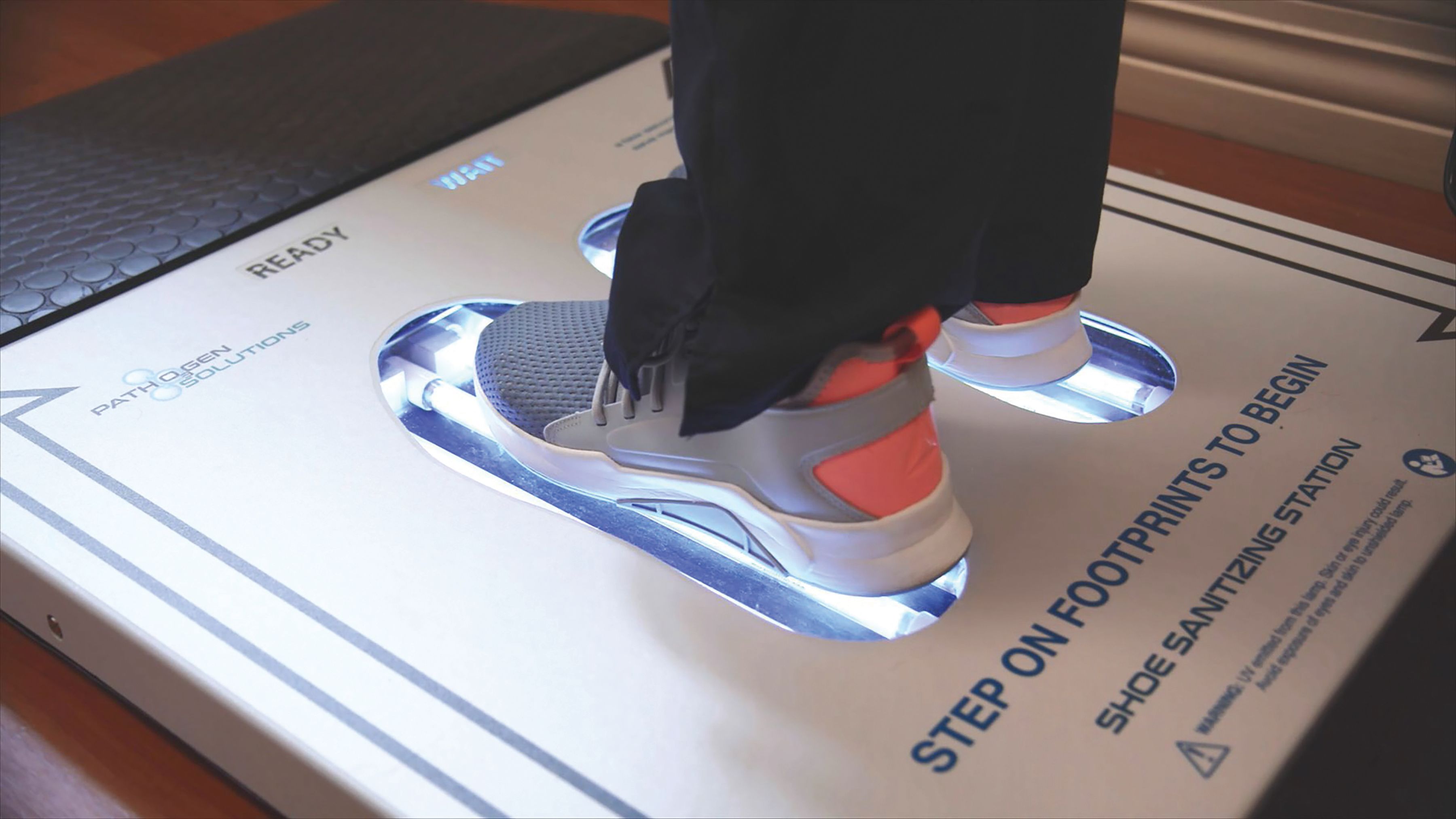 The UVZone Shoe Sanitizing Station