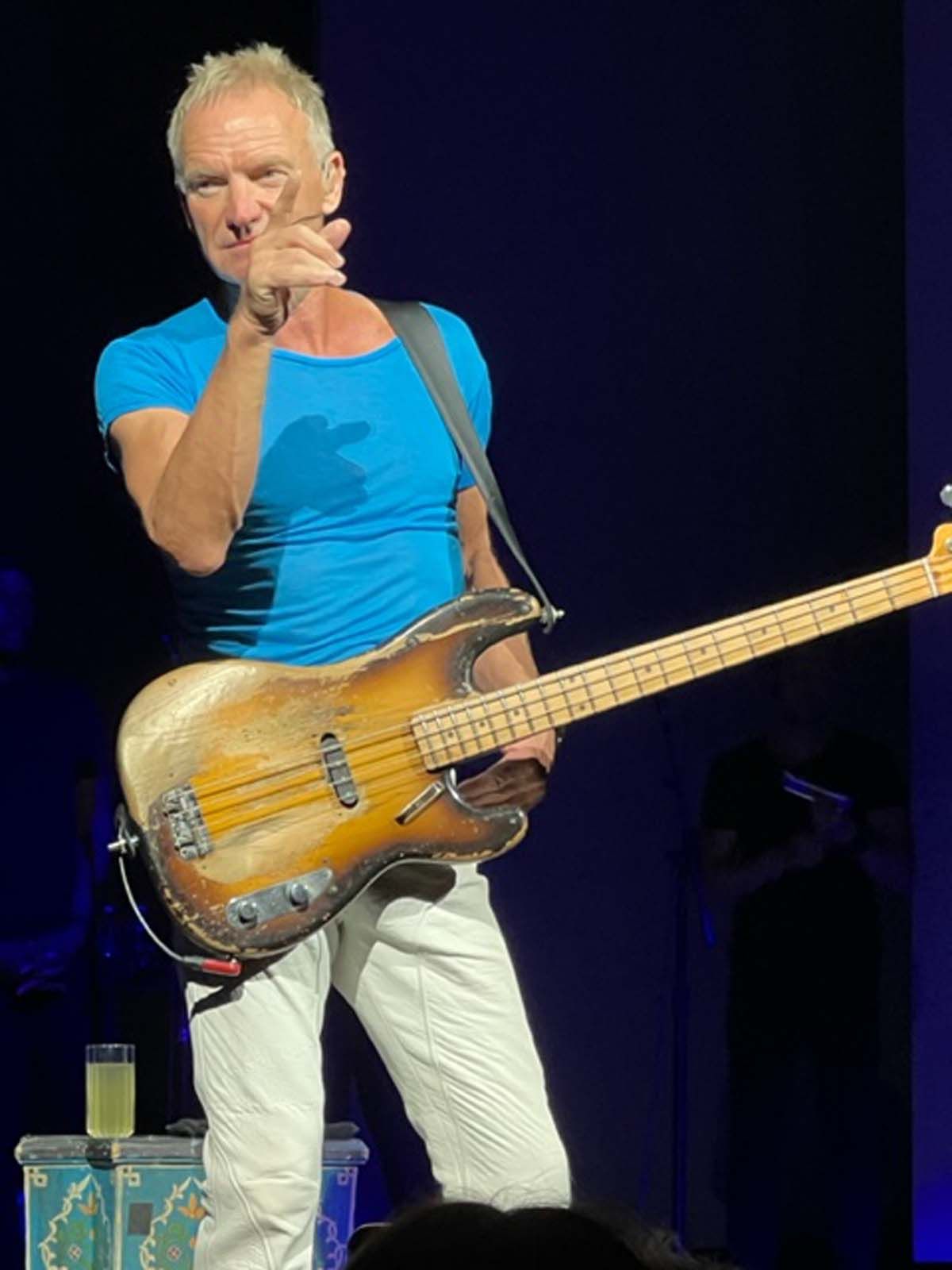 Sting thrilled fans with a concert Friday night in Las Vegas. | Image Credit: © Stan Goff