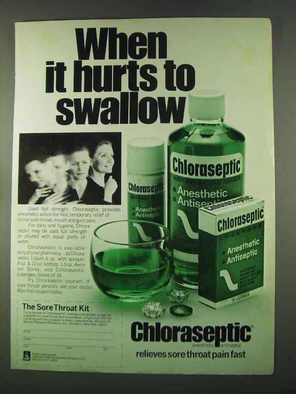 Old Chloraseptic ad