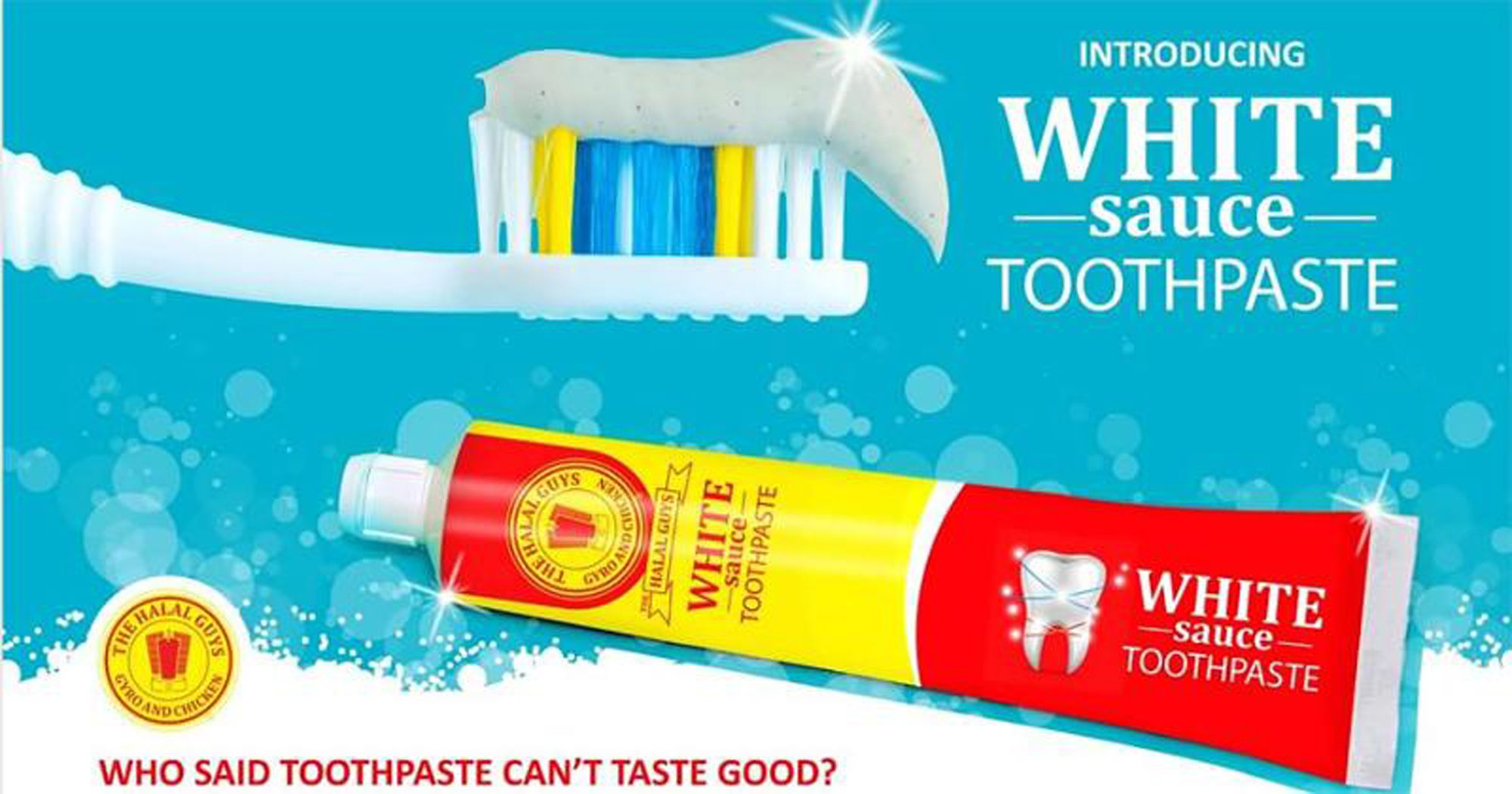 Halal Guys, White Sauce Toothpaste