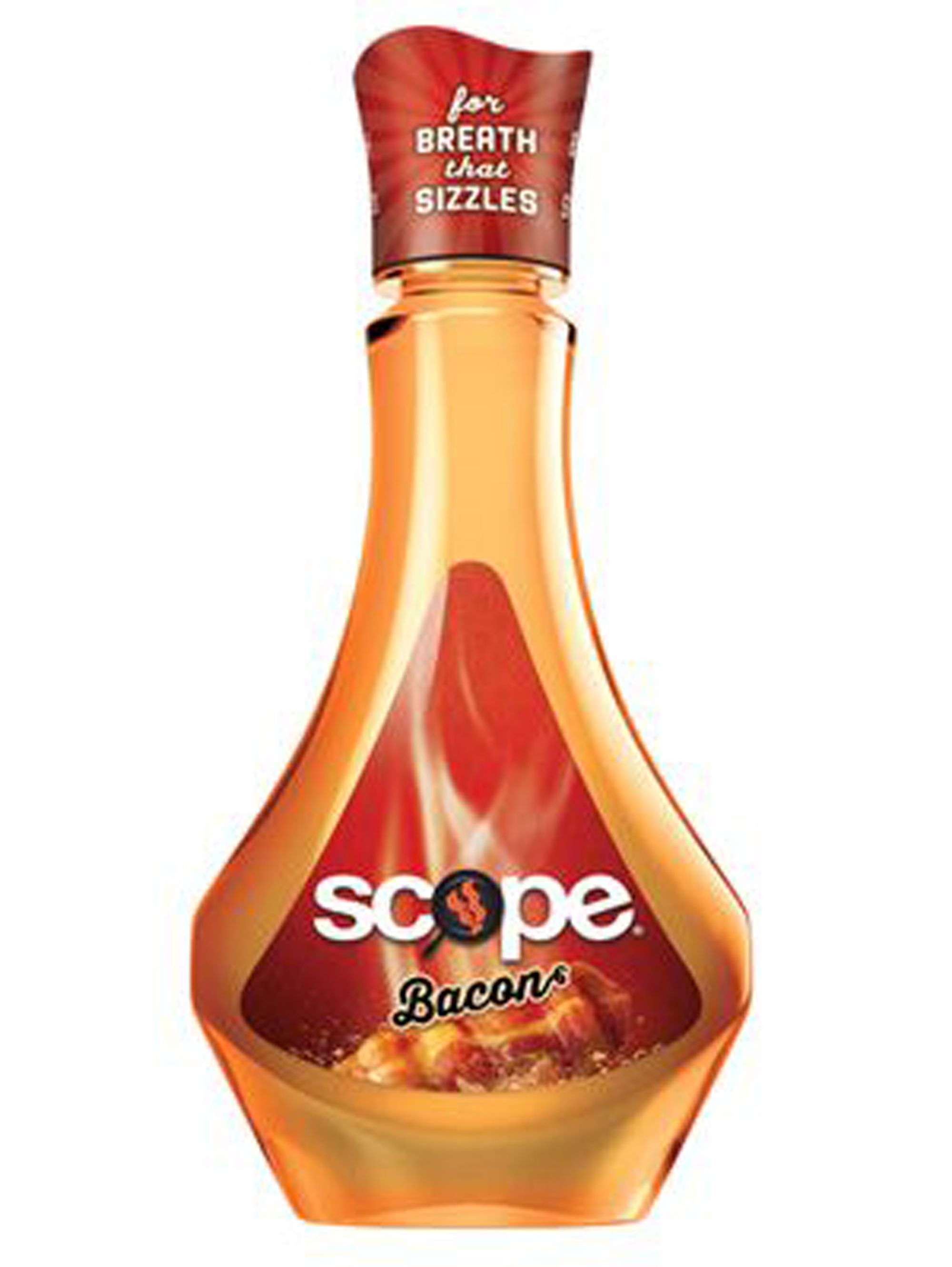 Bacon-flavored mouthwash