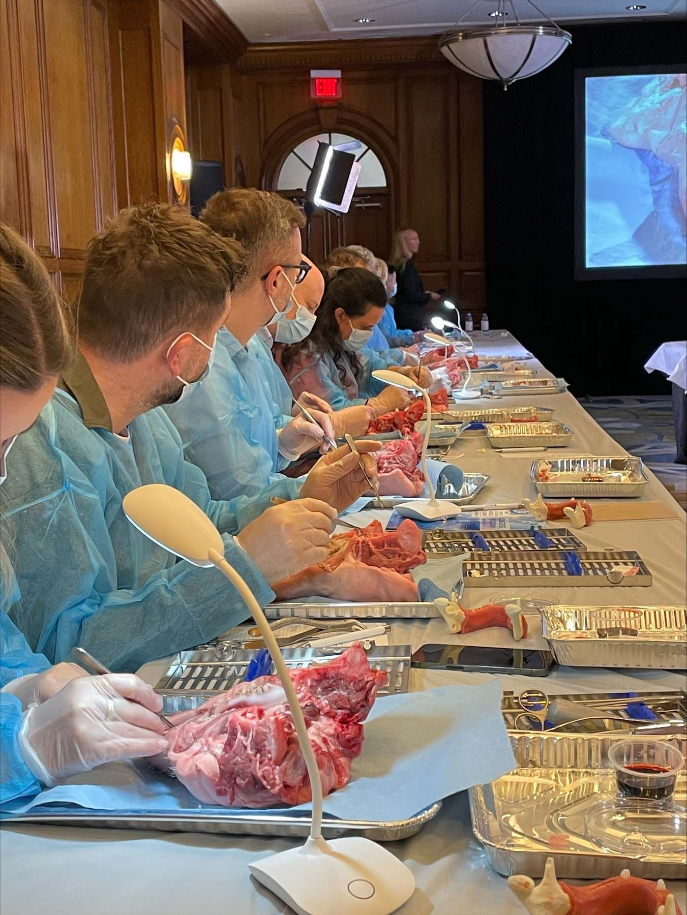 Summit attendees participate in a hands-on course Thursday morning. | Image Credit: © Dentsply Sirona