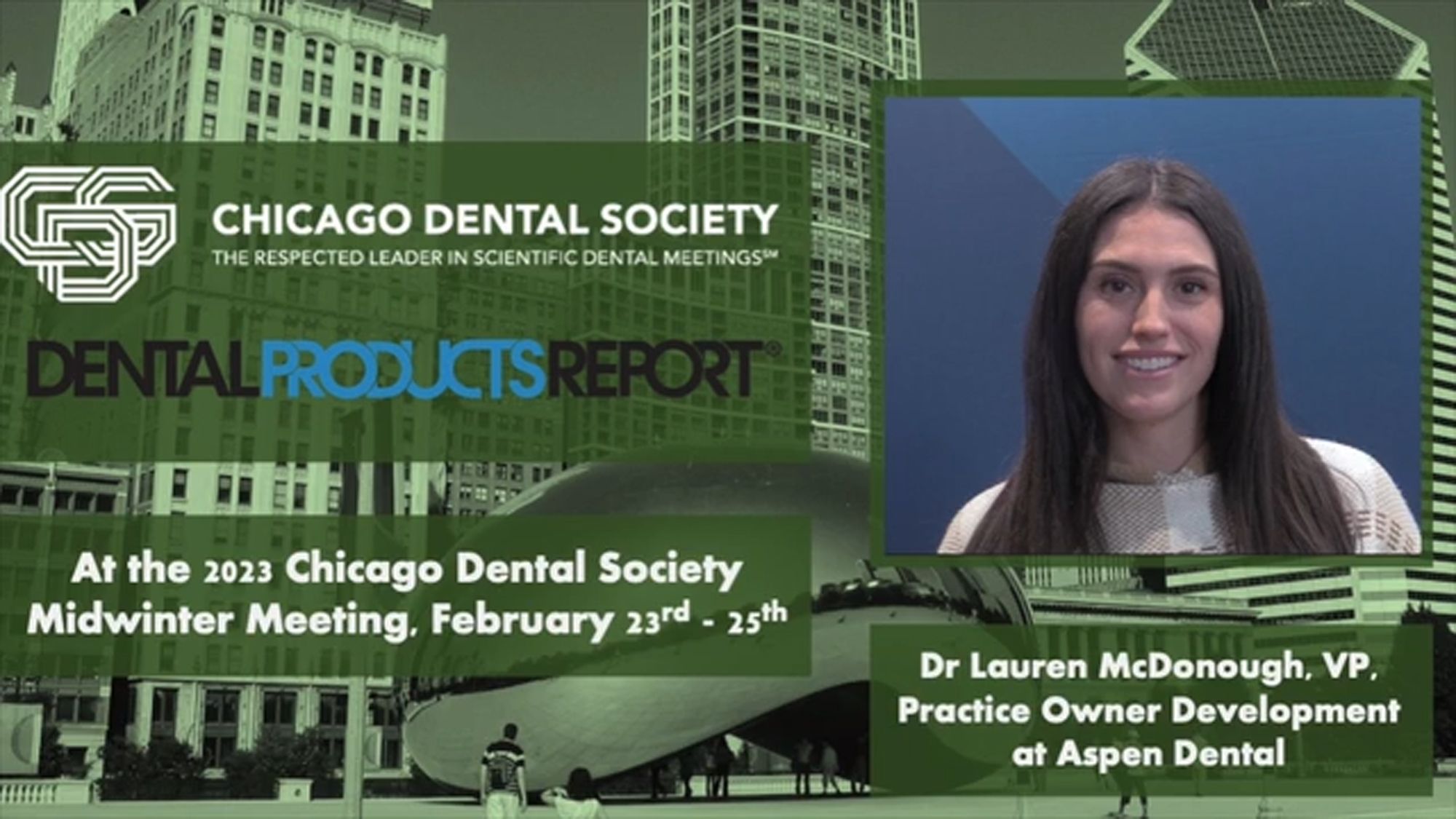 2023 Chicago Dental Society Midwinter Meeting, Interview with Dr Lauren